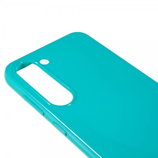 Samsung Galaxy S23 Plus Skal Pearl Jelly Cyan