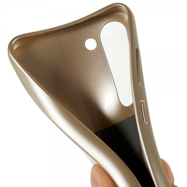 Samsung Galaxy S23 Plus Skal Pearl Jelly Guld