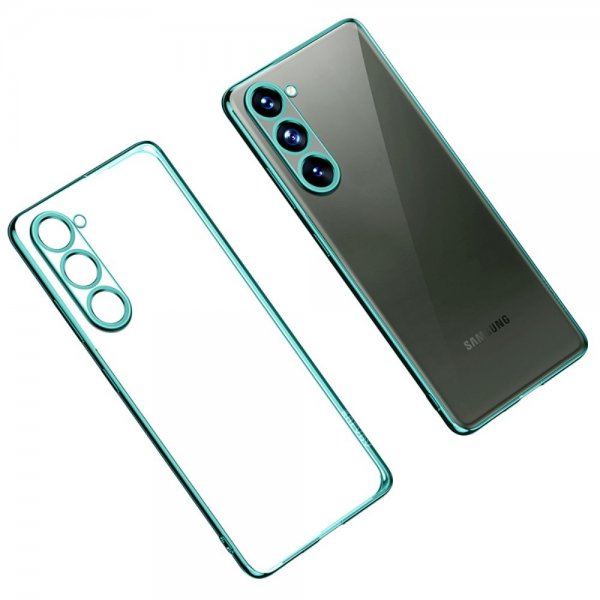 Sulada Samsung Galaxy S23 Plus Skal Pläterad Kant Grön
