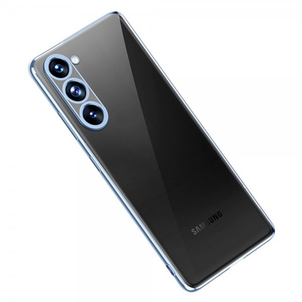Sulada Samsung Galaxy S23 Plus Skal Pläterad Kant Ljusblå