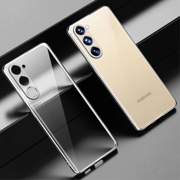 Sulada Samsung Galaxy S23 Plus Skal Pläterad Kant Silver