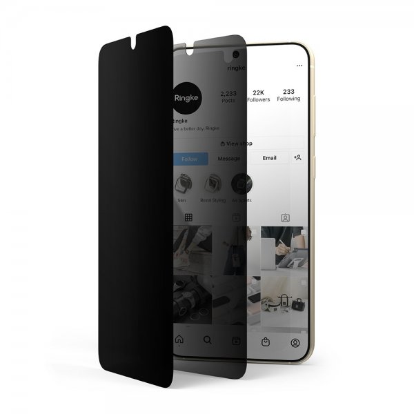 Ringke Samsung Galaxy S23 Plus Skärmskydd Privacy Glass