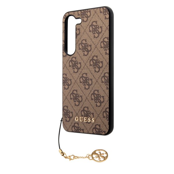 Guess Samsung Galaxy S23 Skal 4G Charms Brun
