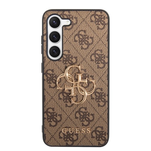 Guess Samsung Galaxy S23 Skal 4G Logo Brun