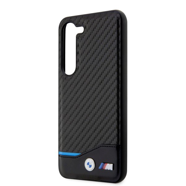 BMW Samsung Galaxy S23 Skal Carbon & Stripe Svart