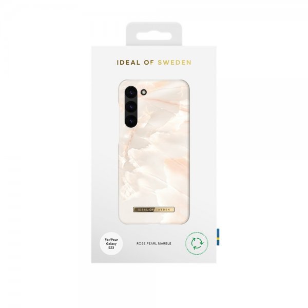 Ideal of Sweden Samsung Galaxy S23 Skal Fashion Case Rose Pearl Marble
