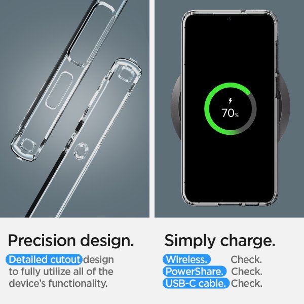 Spigen Samsung Galaxy S23 Skal Liquid Crystal Crystal Clear