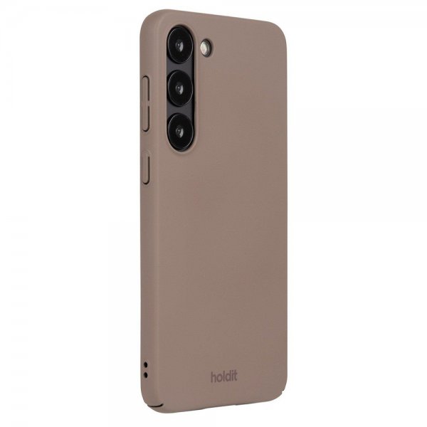holdit Samsung Galaxy S23 Skal Slim Case Mocha Brown
