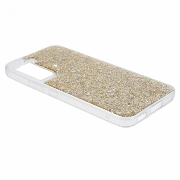 Nordic Covers Samsung Galaxy S23 Skal Sparkle Series Citrine Gold