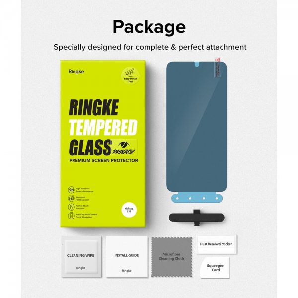 Ringke Samsung Galaxy S23 Skärmskydd Privacy Glass