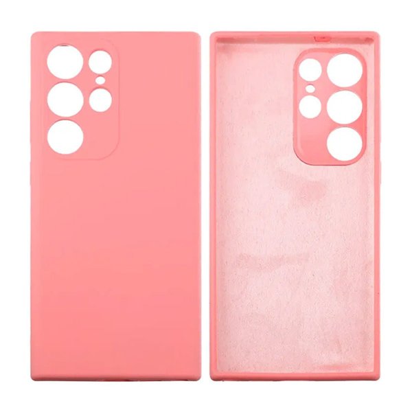 Samsung Galaxy S23 Ultra Skal Silikon Rosa
