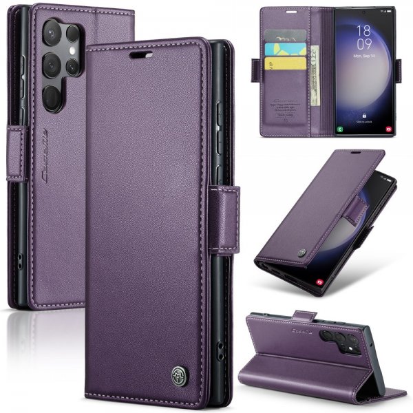 CaseMe Samsung Galaxy S23 Ultra Fodral 023 Series Lila