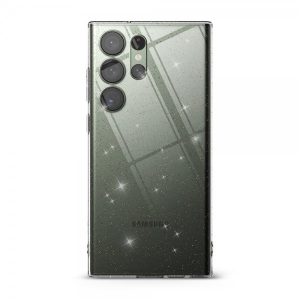 Ringke Samsung Galaxy S23 Ultra Skal Air Glitter Clear