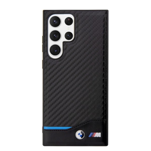 BMW Samsung Galaxy S23 Ultra Skal Carbon & Stripe Svart