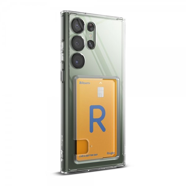 Ringke Samsung Galaxy S23 Ultra Skal Fusion Card Clear
