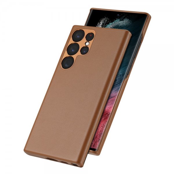 Dux Ducis Samsung Galaxy S23 Ultra Skal Grit Series Brun