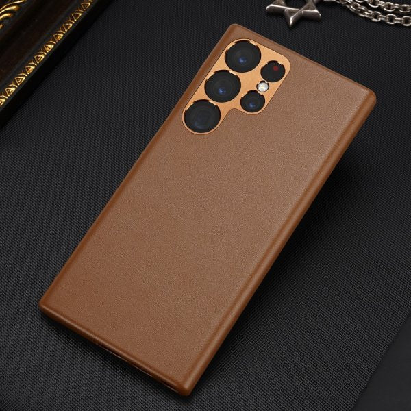 Dux Ducis Samsung Galaxy S23 Ultra Skal Grit Series Brun