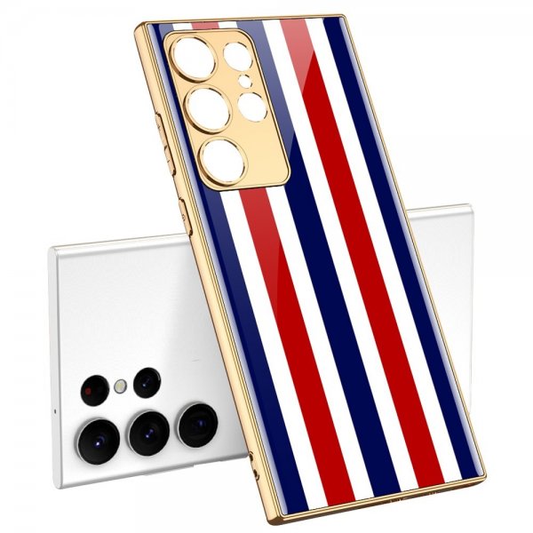 GKK Samsung Galaxy S23 Ultra Skal Motiv Stripes