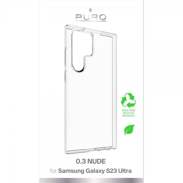 Puro Samsung Galaxy S23 Ultra Skal Nude Transparent