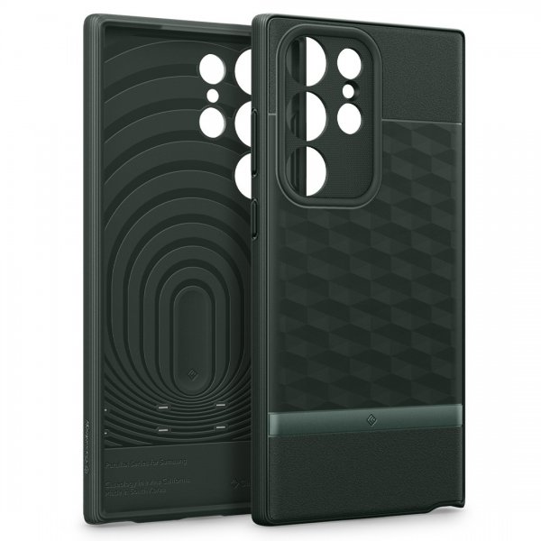 Caseology Samsung Galaxy S23 Ultra Skal Parallax Midnight Green