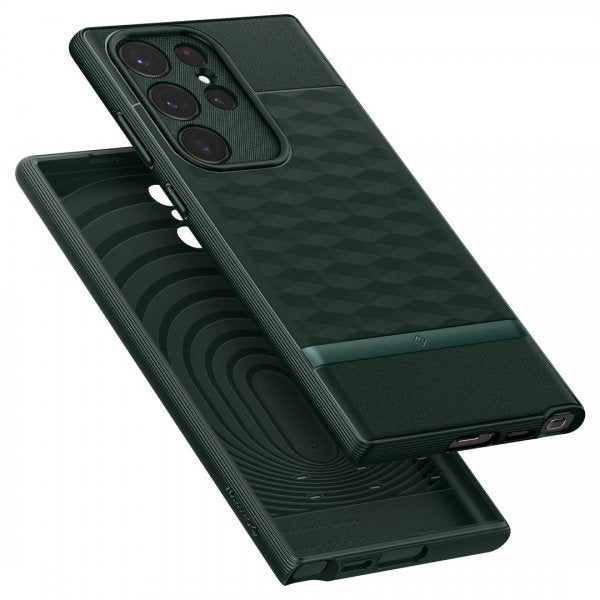 Caseology Samsung Galaxy S23 Ultra Skal Parallax Midnight Green