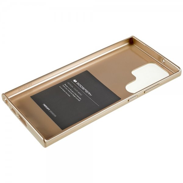 Samsung Galaxy S23 Ultra Skal Pearl Jelly Guld