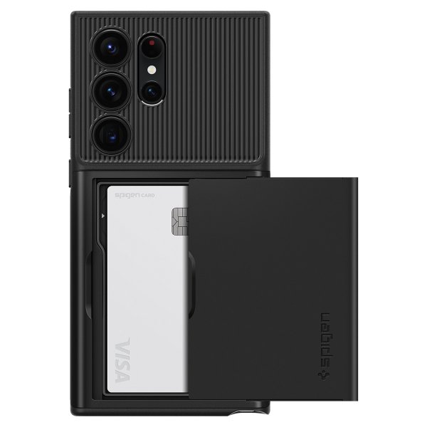 Spigen Samsung Galaxy S23 Ultra Skal Slim Armor CS Svart