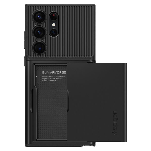 Spigen Samsung Galaxy S23 Ultra Skal Slim Armor CS Svart