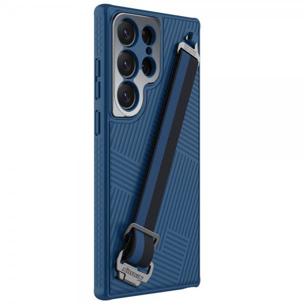 Nillkin Samsung Galaxy S23 Ultra Skal Strap Case Blå