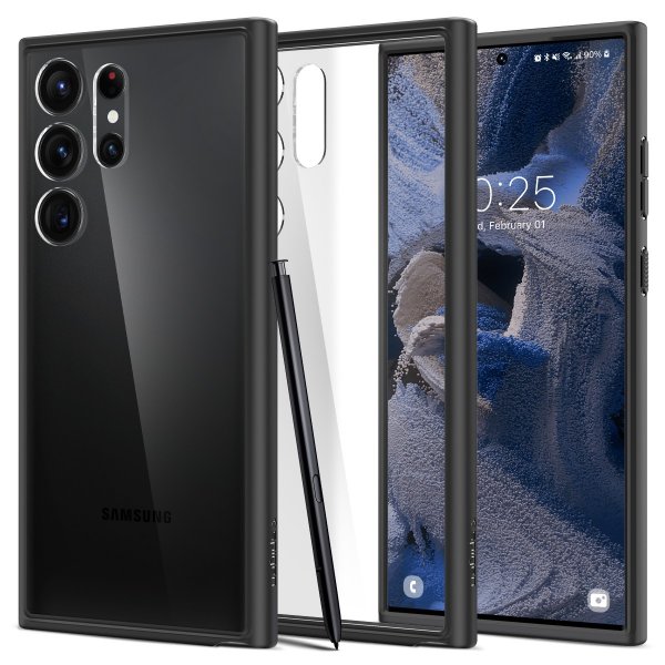 Spigen Samsung Galaxy S23 Ultra Skal Ultra Hybrid Matte Black