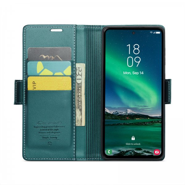 CaseMe Samsung Galaxy S24 FE Fodral 023 Series Grön