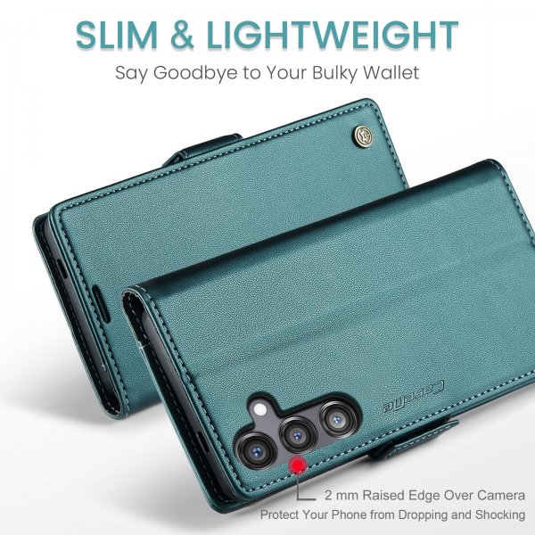 CaseMe Samsung Galaxy S24 FE Fodral 023 Series Grön
