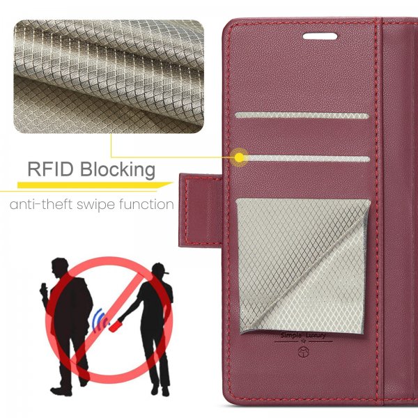 CaseMe Samsung Galaxy S24 FE Fodral 023 Series Röd