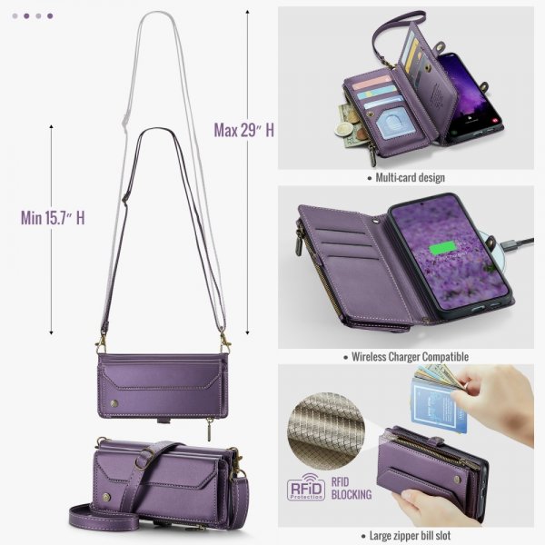 CaseMe Samsung Galaxy S24 FE Fodral C36 Series Lila