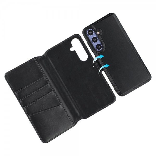 Nordic Covers Samsung Galaxy S24 FE Fodral MagLeather Raven Black