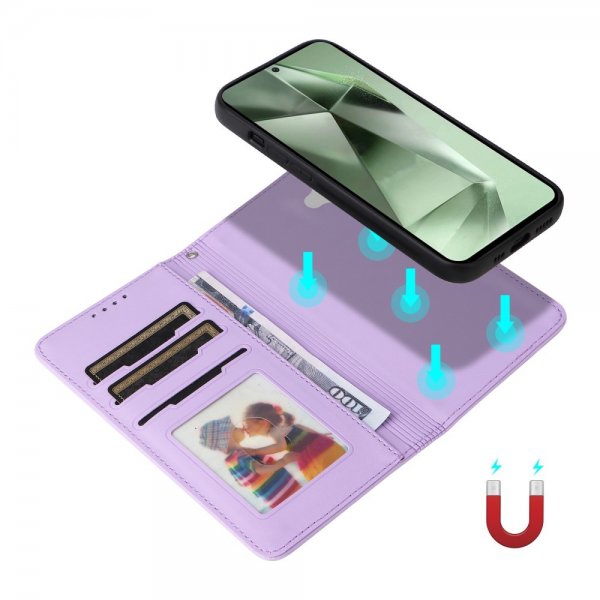 Betopnice Samsung Galaxy S24 FE Fodral med Löstagbart Skal 005 Lila