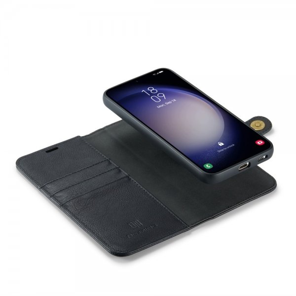Dg.Ming Samsung Galaxy S24 FE Fodral med Löstagbart Skal Svart