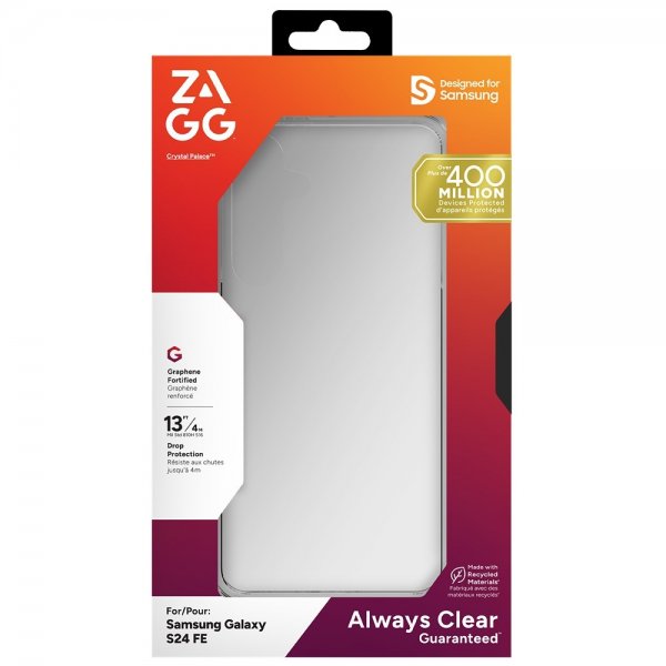 ZAGG Samsung Galaxy S24 FE Skal Crystal Palace Transparent