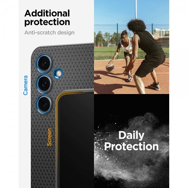 Spigen Samsung Galaxy S24 FE Skal Liquid Air Matte Black