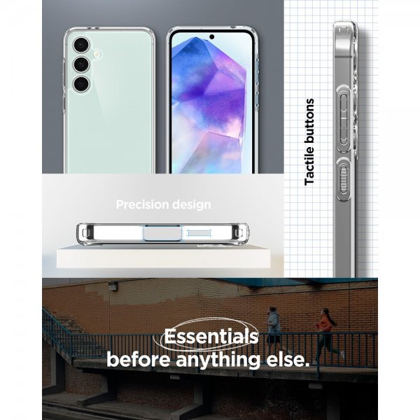 Spigen Samsung Galaxy S24 FE Skal Ultra Hybrid Crystal Clear