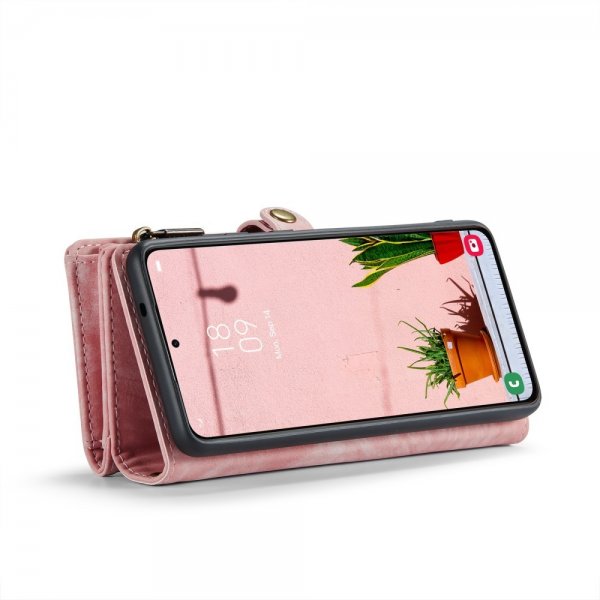 CaseMe Samsung Galaxy S24 Fodral 008 Series Löstagbart Skal Rosa
