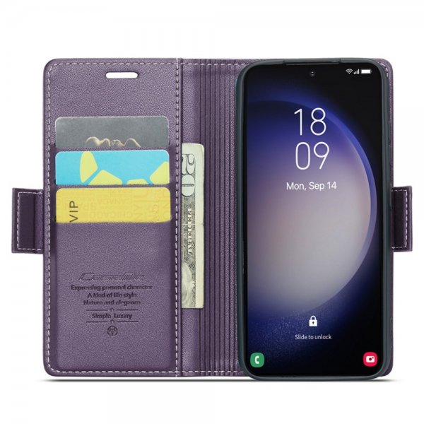 CaseMe Samsung Galaxy S24 Fodral 023 Series Lila