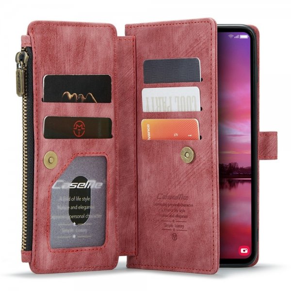 CaseMe Samsung Galaxy S24 Fodral C30 Series Röd