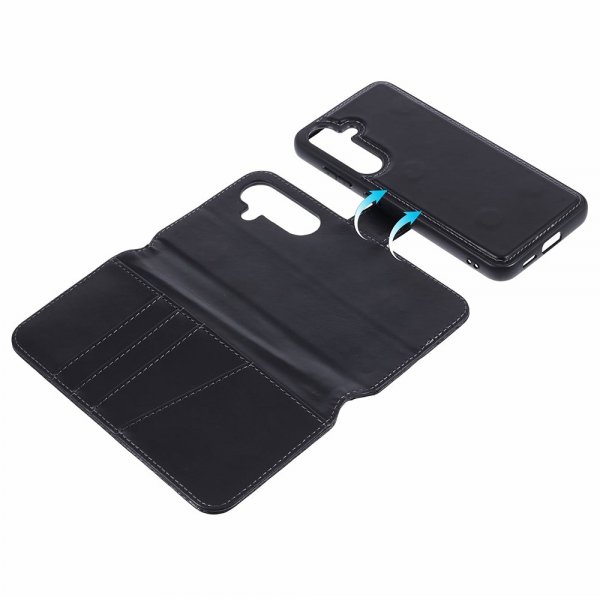 Nordic Covers Samsung Galaxy S24 Fodral MagLeather Raven Black