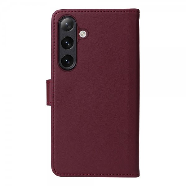 Betopnice Samsung Galaxy S24 Fodral med Löstagbart Skal 005 Röd
