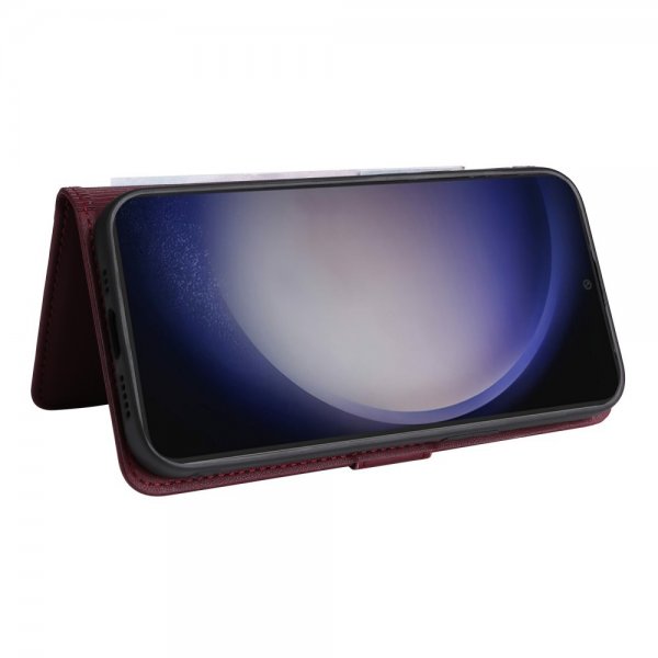 Betopnice Samsung Galaxy S24 Fodral med Löstagbart Skal 005 Röd