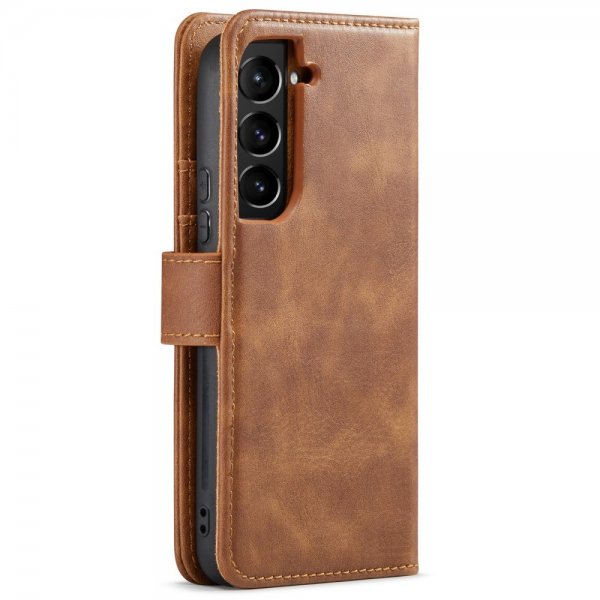 Dg.Ming Samsung Galaxy S24 Fodral med Löstagbart Skal Brun