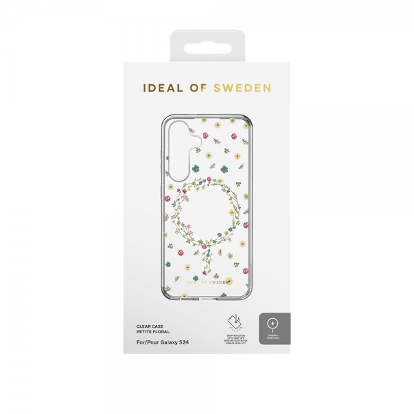 Ideal of Sweden Samsung Galaxy S24/Galaxy S25 Skal Clear Case MagSafe Petite Floral