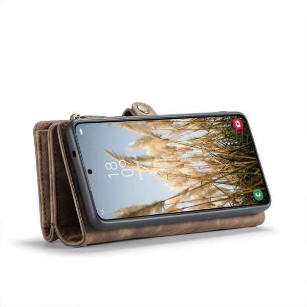 CaseMe Samsung Galaxy S24 Plus Fodral 008 Series Löstagbart Skal Brun