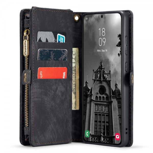 CaseMe Samsung Galaxy S24 Plus Fodral 008 Series Löstagbart Skal Svart